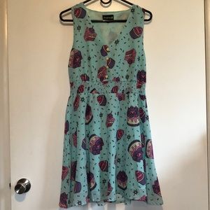 🧁🍰 Cupcake & Cake Sleeveless Dress by Sourpuss M
